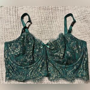 Gorgeous, green and gold Victoria Secret lingerie